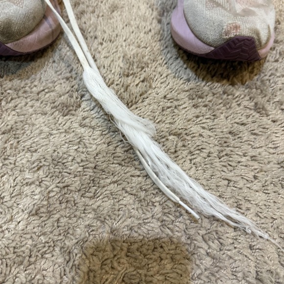 ASICS Novablast 5 Shoes Womens Size 9 Pink Beige Trail Running Sneakers 10128765 - Picture 4 of 7